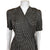 Vintage 1940s Dressing Gown 3 Leaf Clover Pattern Sz M