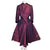 Vintage 1950s Dress with Jacket Purple Taffeta Size M