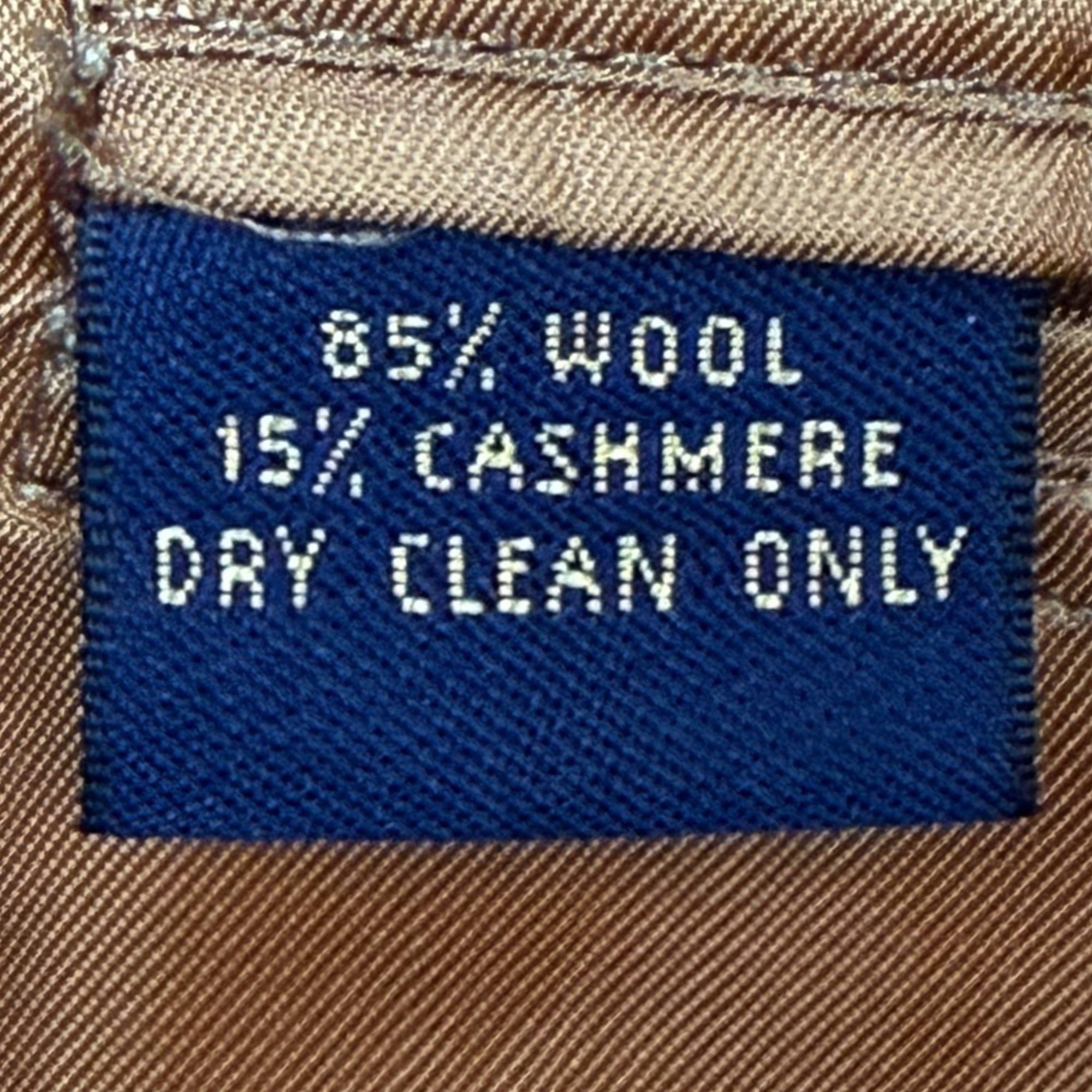 Vintage Brooks Brothers Sport Coat Wool Cashmere USA Size 43