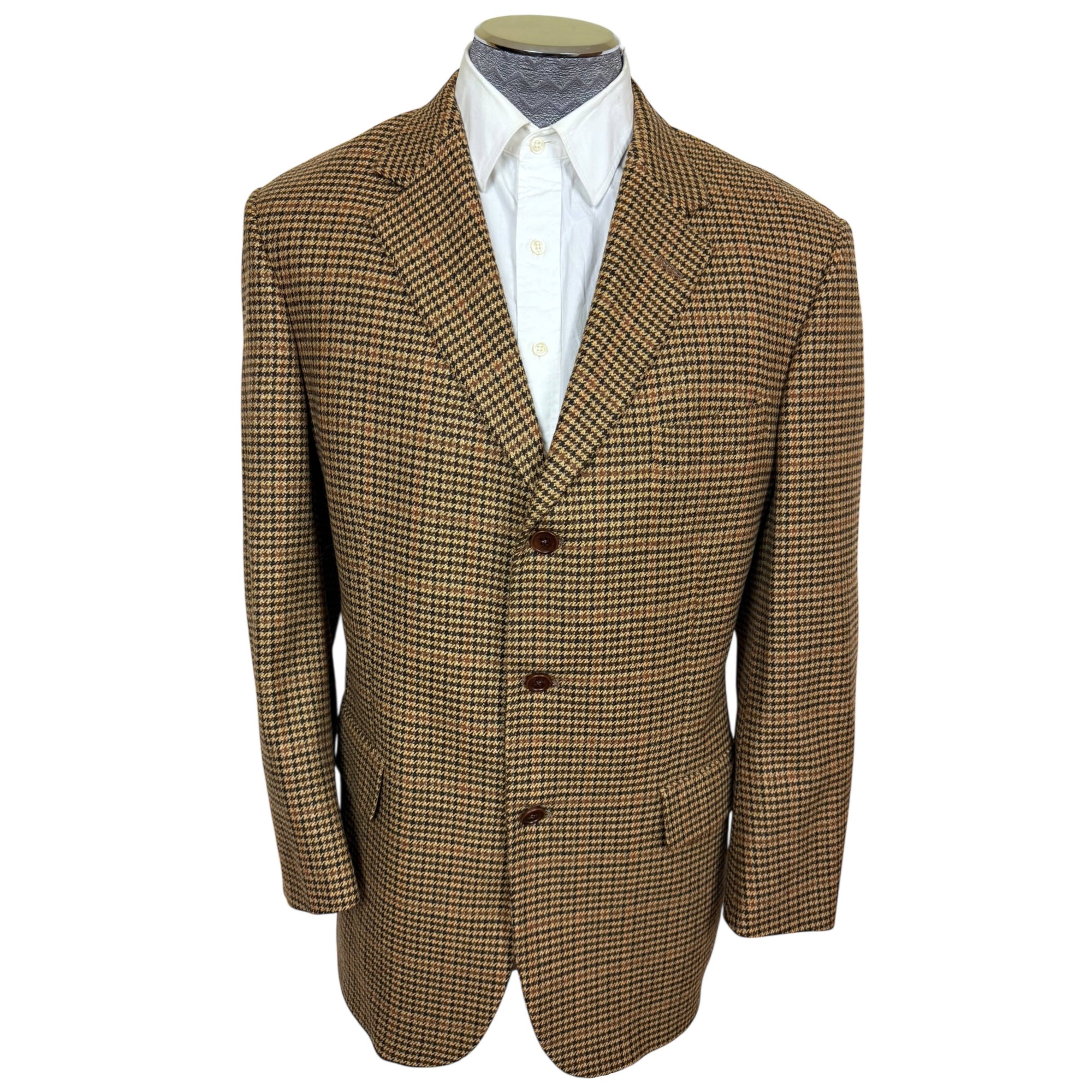 Vintage Brooks Brothers Sport Coat Wool Cashmere USA Size 43