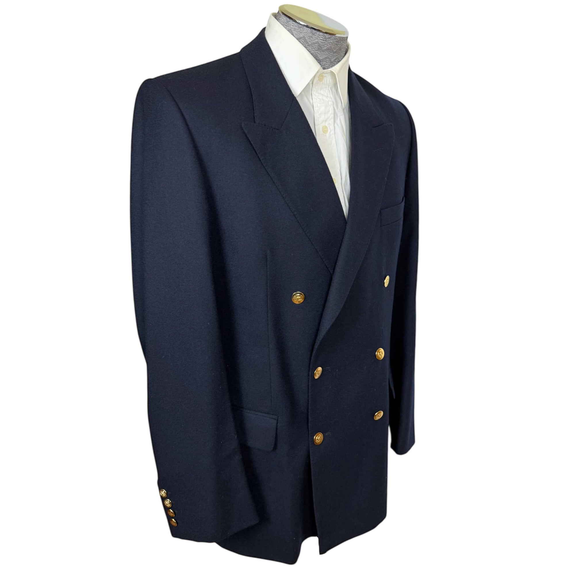 Vintage 1980s Burberrys’ Prorsum Blazer Navy Wool Mens 40-42