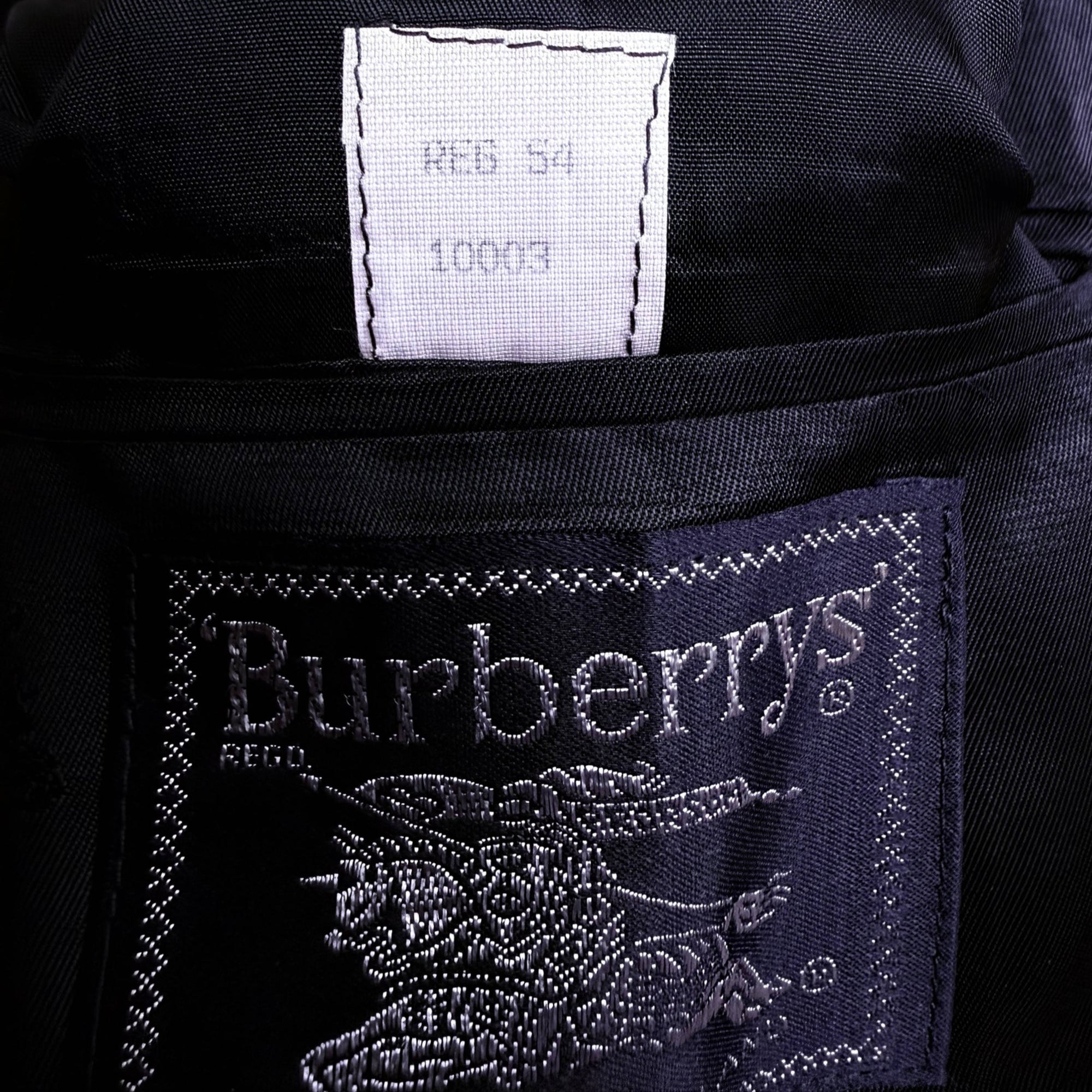 Vintage 1980s Burberrys’ Prorsum Blazer Navy Wool Mens 40-42