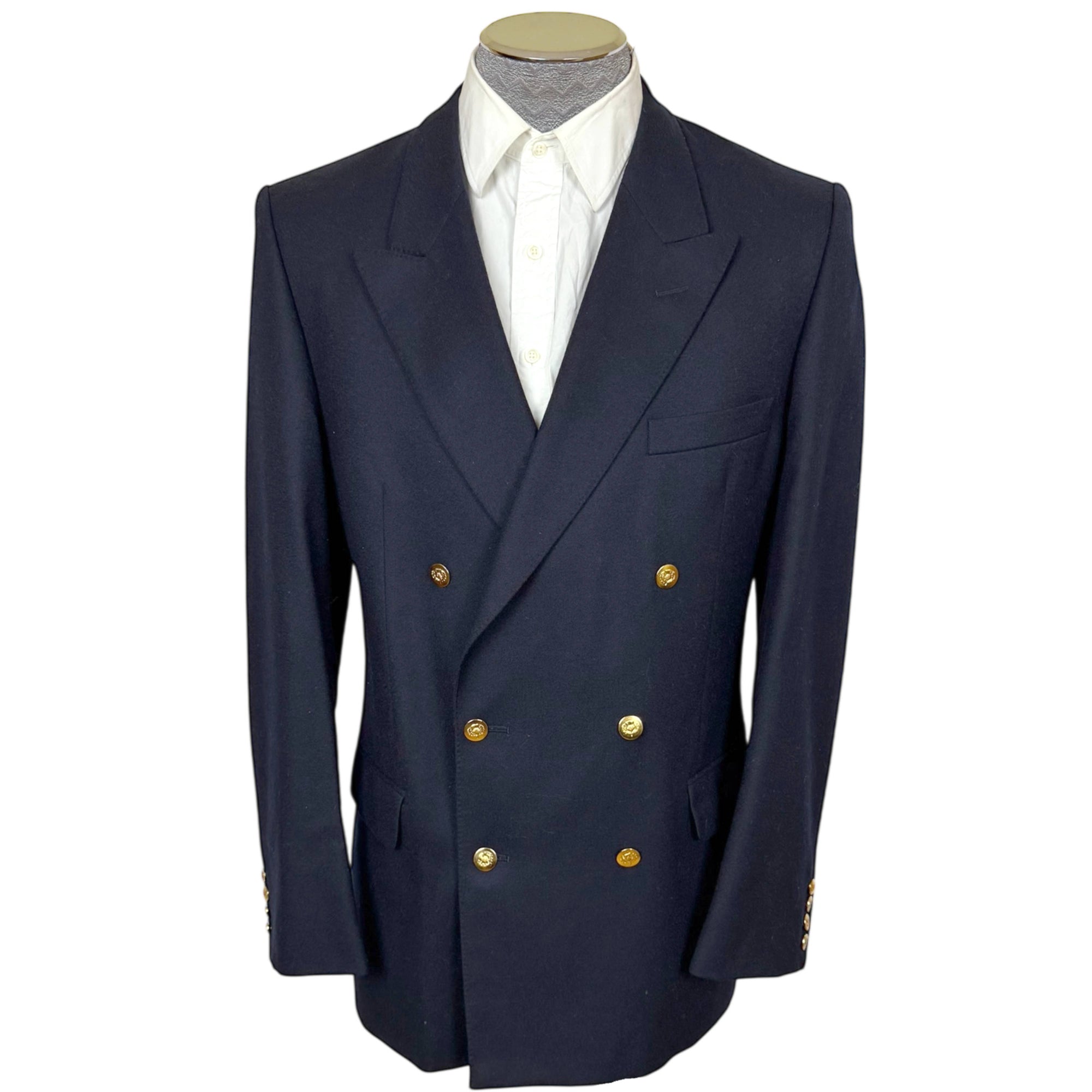 Vintage 1980s Burberrys’ Prorsum Blazer Navy Wool Mens 40-42