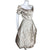 Vintage 1950s Ceil Chapman Dress Taupe Silk Size M