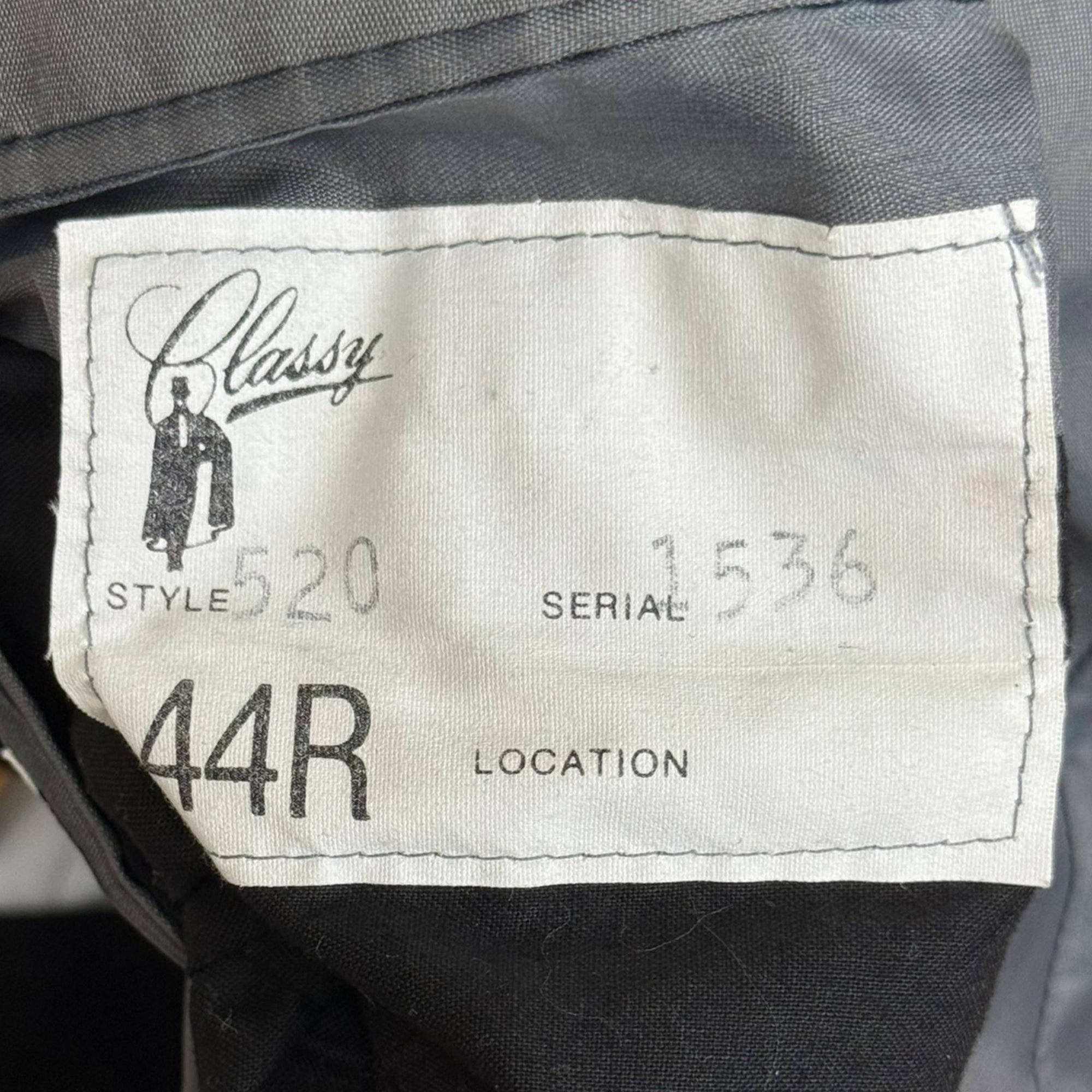 Vintage 1980s Dinner Jacket Silver Grey Block Pattern Size L