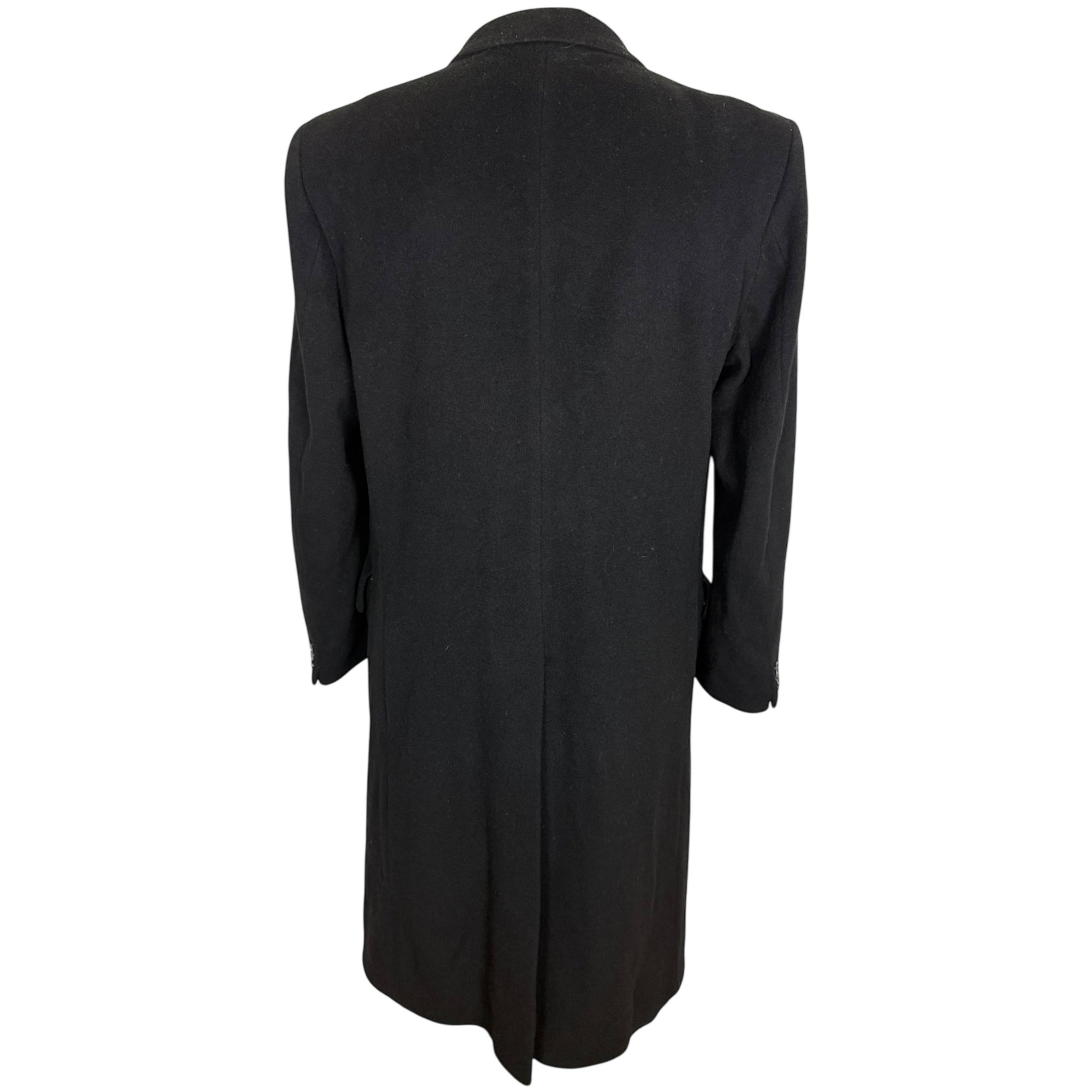 1980s Vintage Yves Saint Laurent Overcoat Made in England 44R