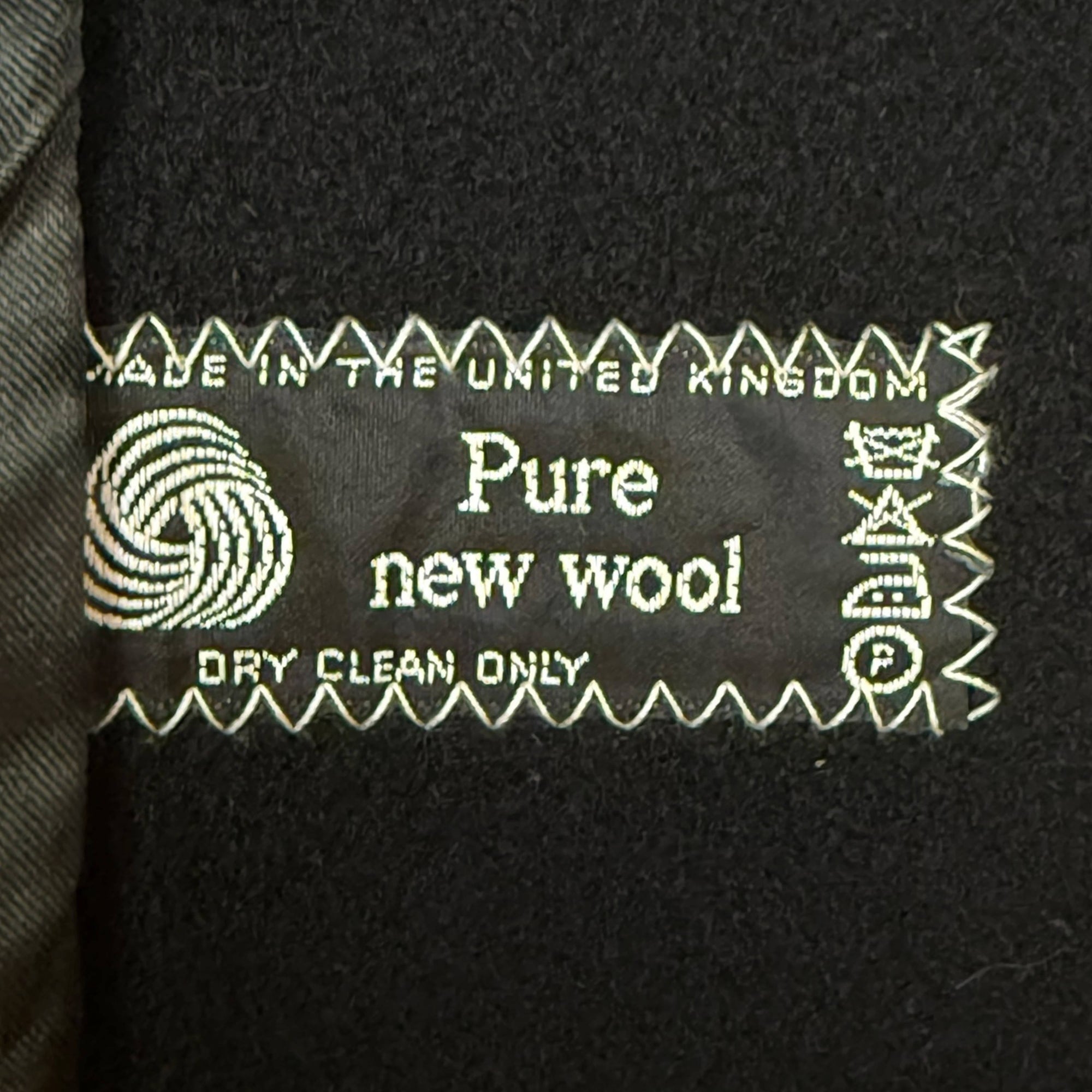 1980s Vintage Yves Saint Laurent Overcoat Made in England 44R