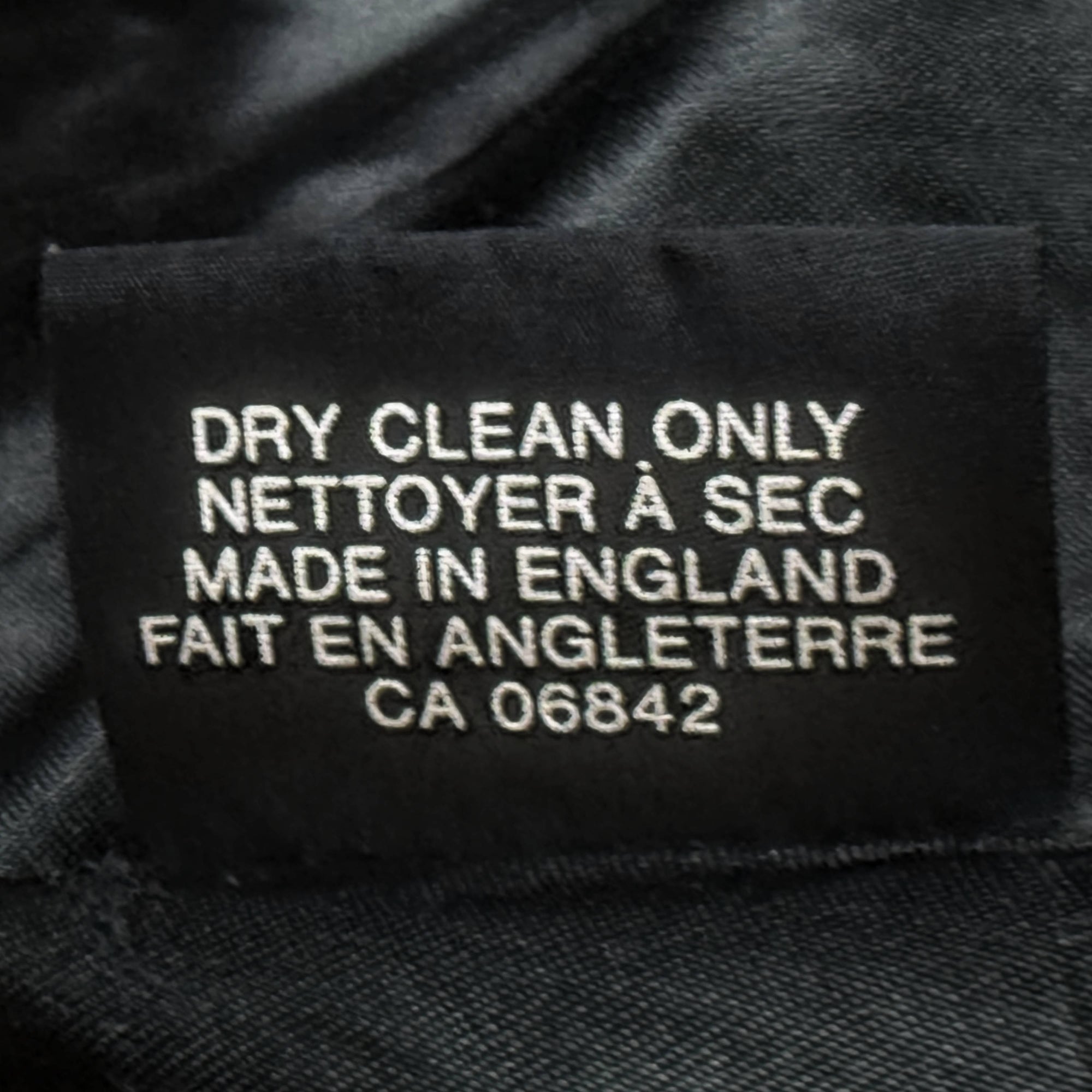 1980s Vintage Yves Saint Laurent Overcoat Made in England 44R