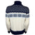 Vintage 1960s Acrylic Turtleneck Sweater Nordic Ptn Ladies M