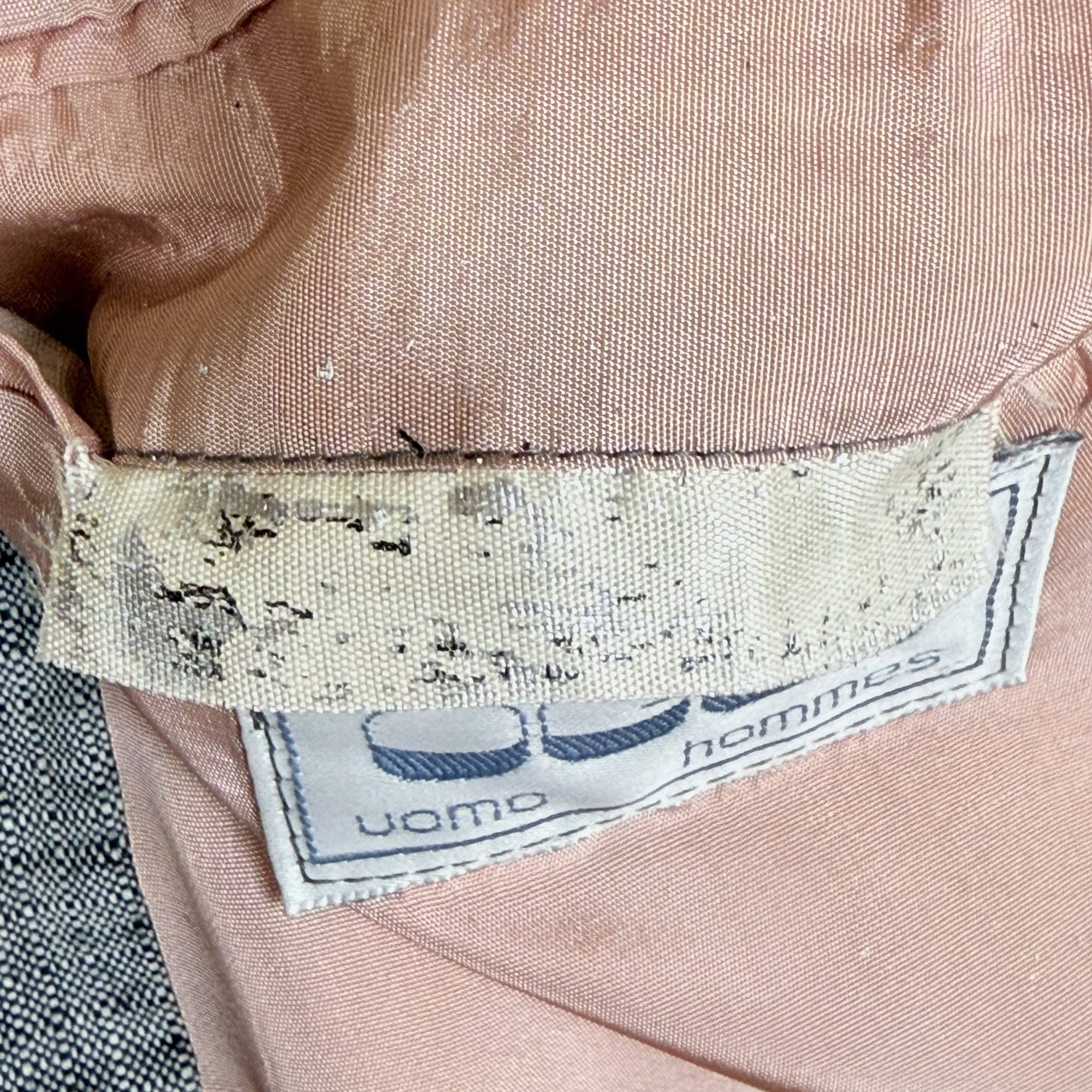 Vintage 1980s Men’s Suit Oggi Uomo Grey Wool Blend Size 38