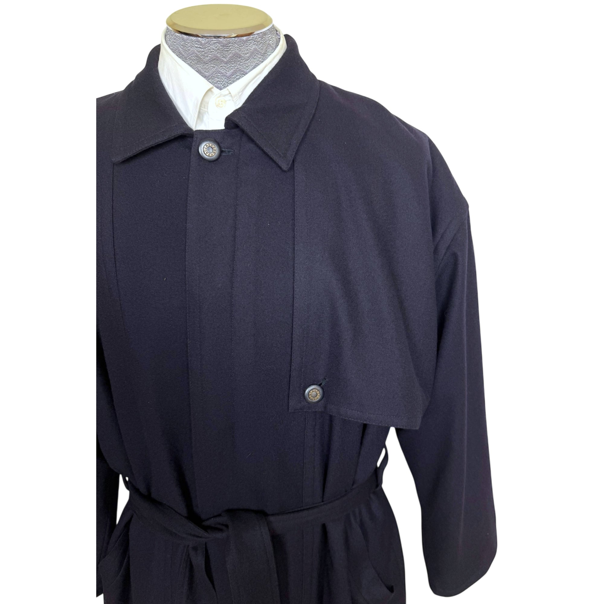 Vintage 1980s Paul & Shark Yachting Coat Trench Style Size L