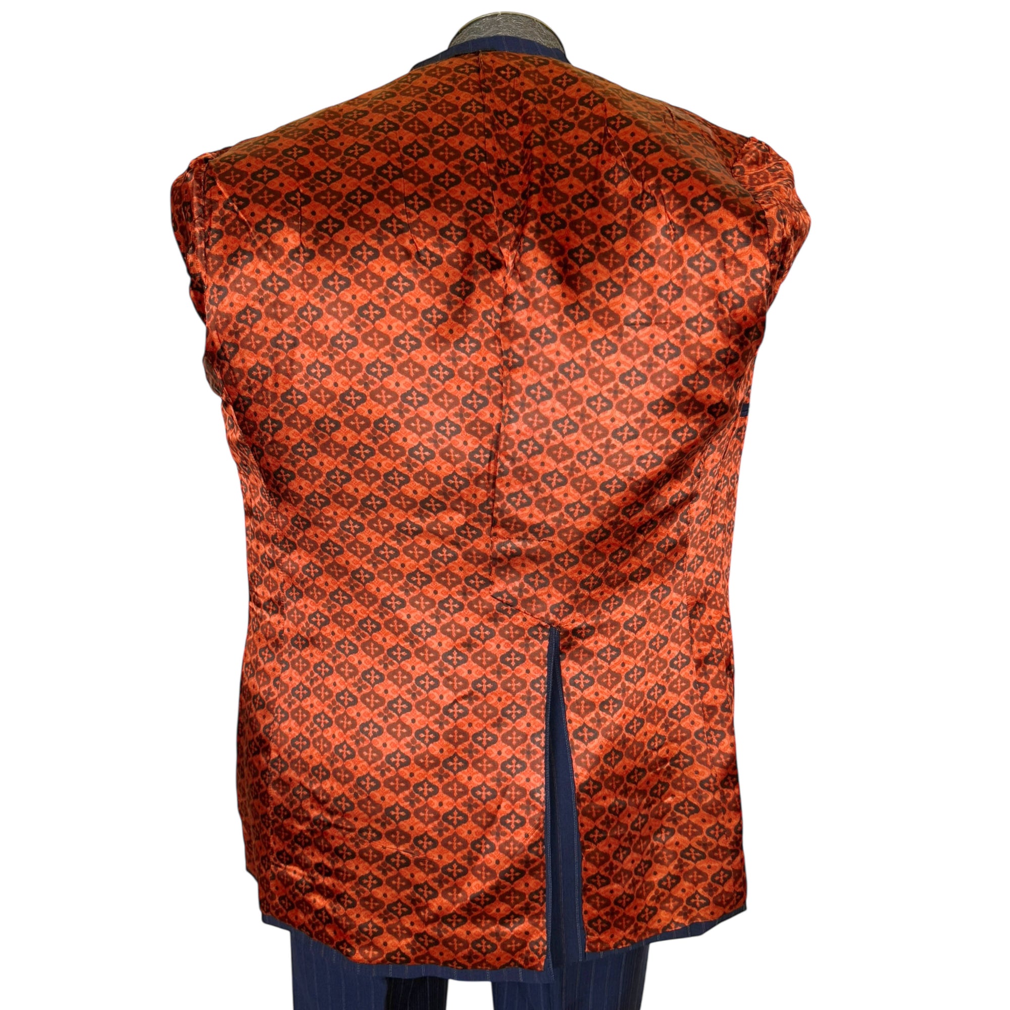 Vintage 1970s Men’s Pinstripe Suit Custom Tailored Sz Small