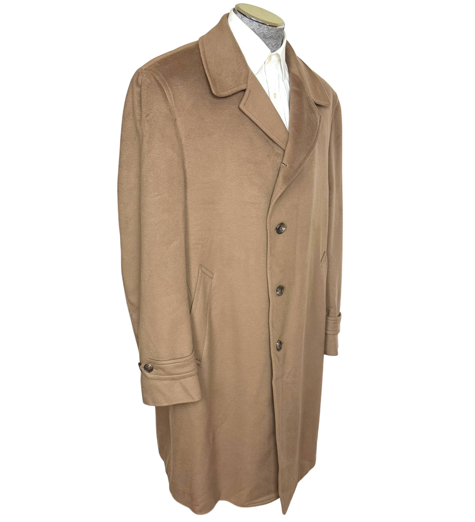 Samuelsohn 100% Cashmere Overcoat Made in Canada Men’s Sz 46