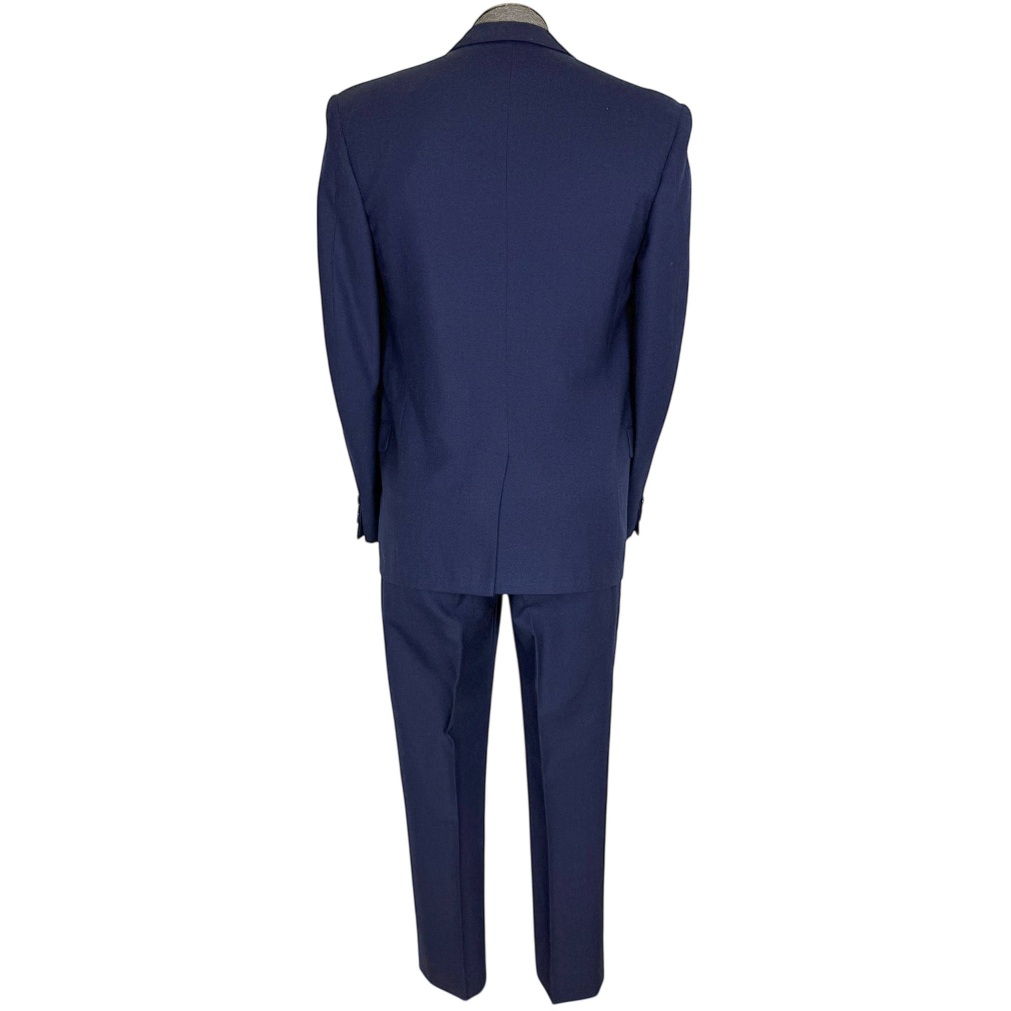 1950s 60s Vintage Suit Custom Tailored Silicani Tailors 28”W