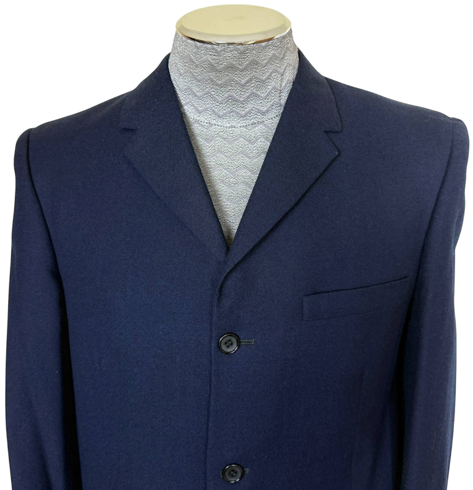 1950s 60s Vintage Suit Custom Tailored Silicani Tailors 28”W