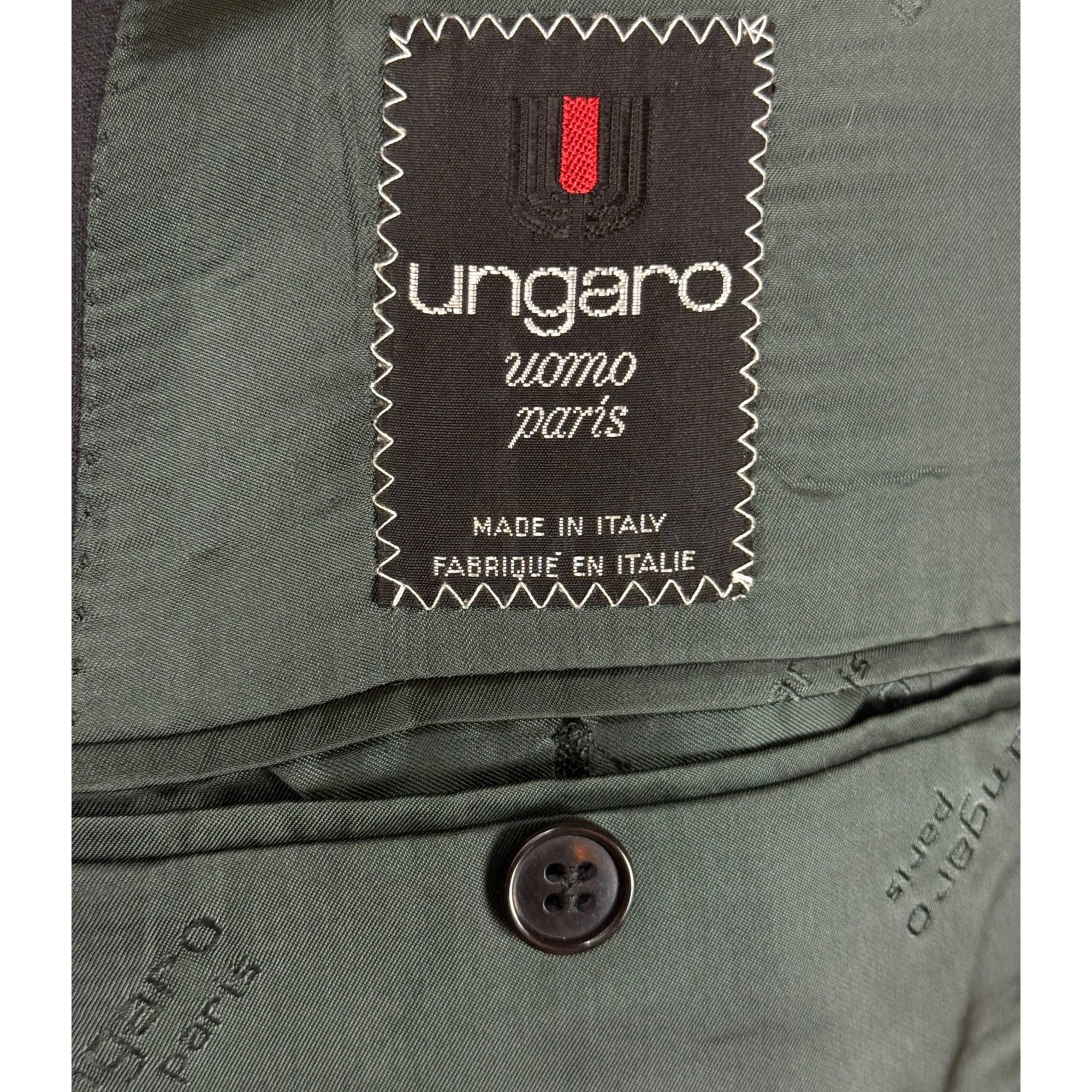 Vintage Ungaro Paris Tuxedo Jacket Made in Italy Mens Size M