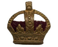 WWI WWII Kings Crown Military Pip Rank of Major Canadian or British Army - Poppy's Vintage Clothing