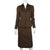 Vintage 1950s Skirt Suit Brown Wool Meme Dysthe Montreal Designer Morgans Sz S M - Poppy's Vintage Clothing