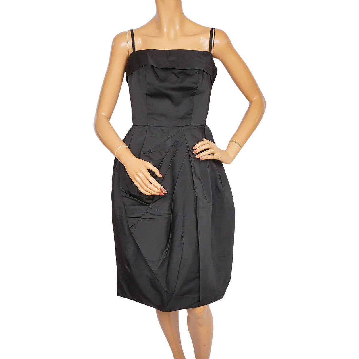 Vintage 1960s Black Silk Cocktail Party Dress Cherida by Irving Nadler Small Vintage 1960s Black Silk Cocktail Party Dress Cherida by Irving Nadler Small