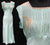 Vintage 1930s Nightgown with Satin and Lace Nightie Lingerie - L - Poppy's Vintage Clothing
