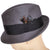 Vintage Biltmore Luxuro Fedora Hat Plush Fur Felt Homburg Stetson Size 7 3/8 - Poppy's Vintage Clothing