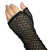Vintage Fingerless Opera Gloves Long Black Mesh Lace Sz S M - Poppy's Vintage Clothing