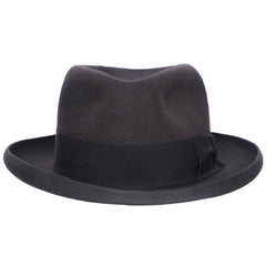 Vintage Borsalino Fedora Mens Homburg Style Qualita Extra Superiore Size Medium - Poppy's Vintage Clothing