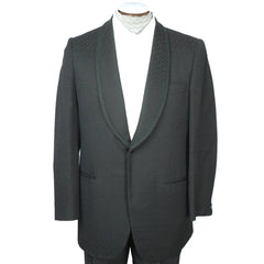 Vintage 60s Bril Paris Tuxedo Jacket Mens Formal Wear Size M - Poppy's Vintage Clothing