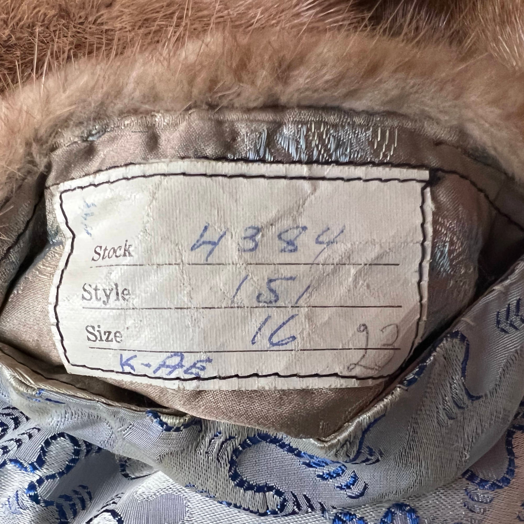 1950s 60s Vintage Mink Fur Stole Brown Shoulder Wrap Sz M L