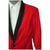 Vintage 50s Smoking Jacket by Caulfeild Red Corduroy Size M - Poppy's Vintage Clothing