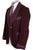 Vintage 1940s Smoking Jacket Tartan & Maroon Wool by Caulfeild Size S - Poppy's Vintage Clothing