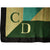 Vintage Christian Dior Scarf CD Logo Papillon Silk Twill Square Colour Block 1970s - Poppy's Vintage Clothing