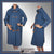 Vintage 70s Andre Courreges Paris Blue Wool Coat Size S - Poppy's Vintage Clothing