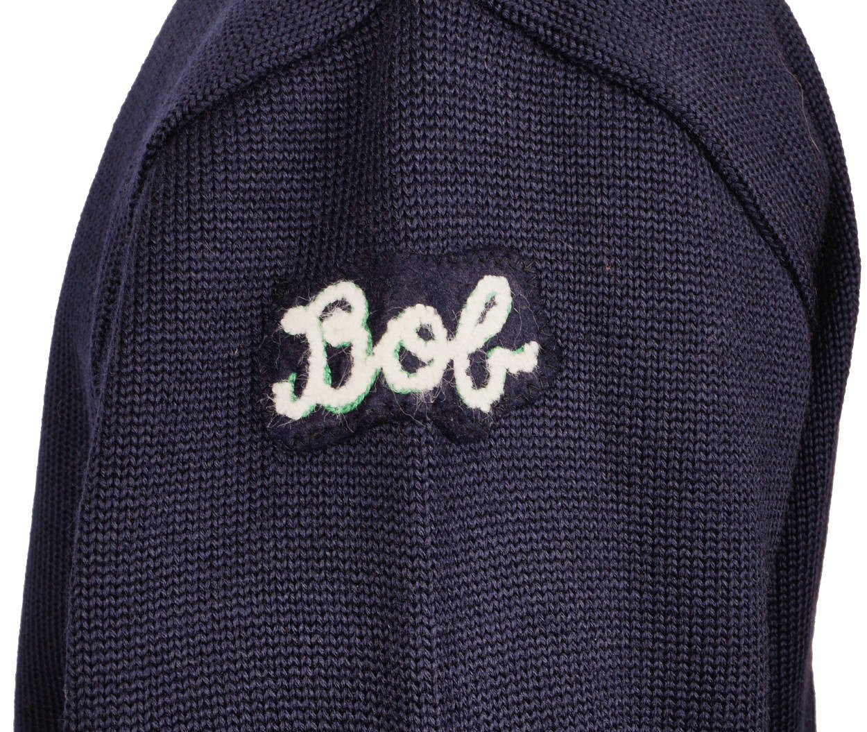 Vintage 50s Varsity School Sweater Dehen Knitting Mills Letterman Style Bob L 42 - Poppy's Vintage Clothing