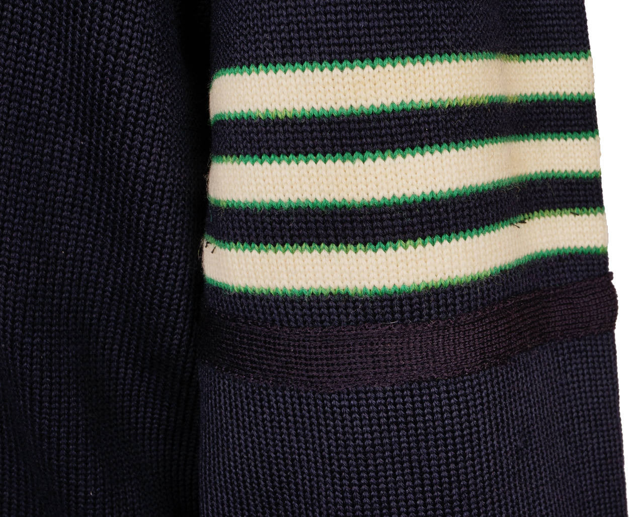Vintage 50s Varsity School Sweater Dehen Knitting Mills Letterman Style Bob L 42 - Poppy's Vintage Clothing