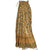 Vintage Indian Skirt Gauze Cotton w Metallic Thread One Size - Poppy's Vintage Clothing