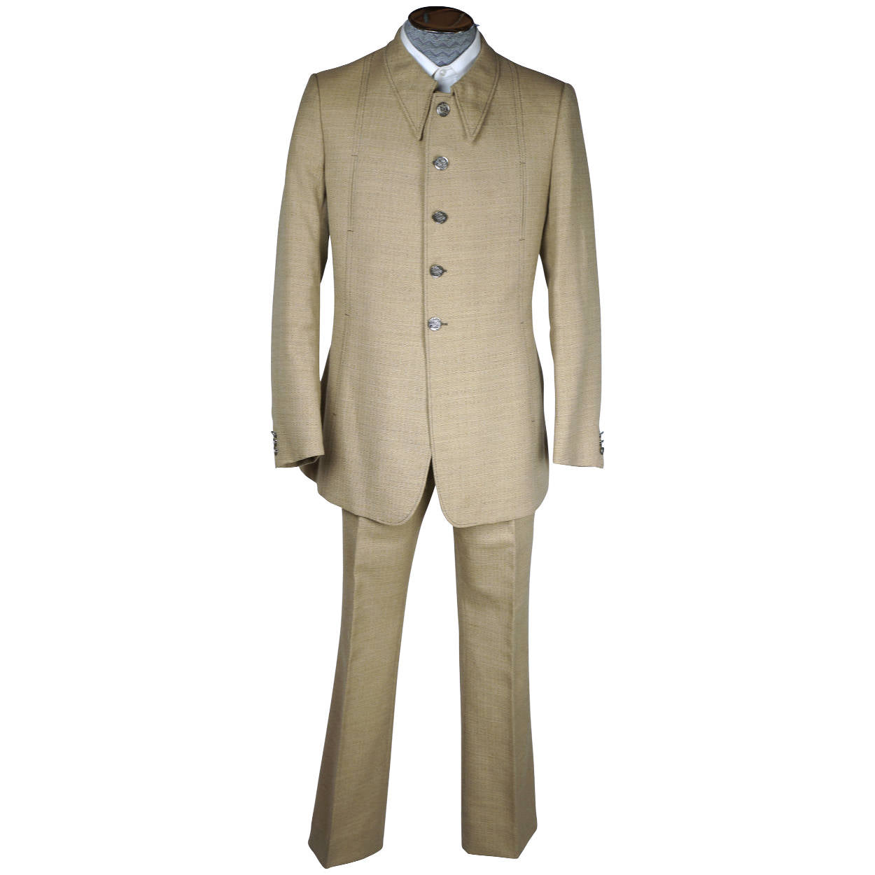 Vintage Mens 70s Suit Mens Mod Dandy Fashion Size M – Poppy's