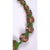 Vintage Venetian Lampwork Wedding Cake Bead Choker Necklace Jadeite Glass - Poppy's Vintage Clothing