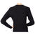 Guy Laroche Paris Sweater Black Wool &amp; Angora Blend Ladies Size S - Poppy's Vintage Clothing