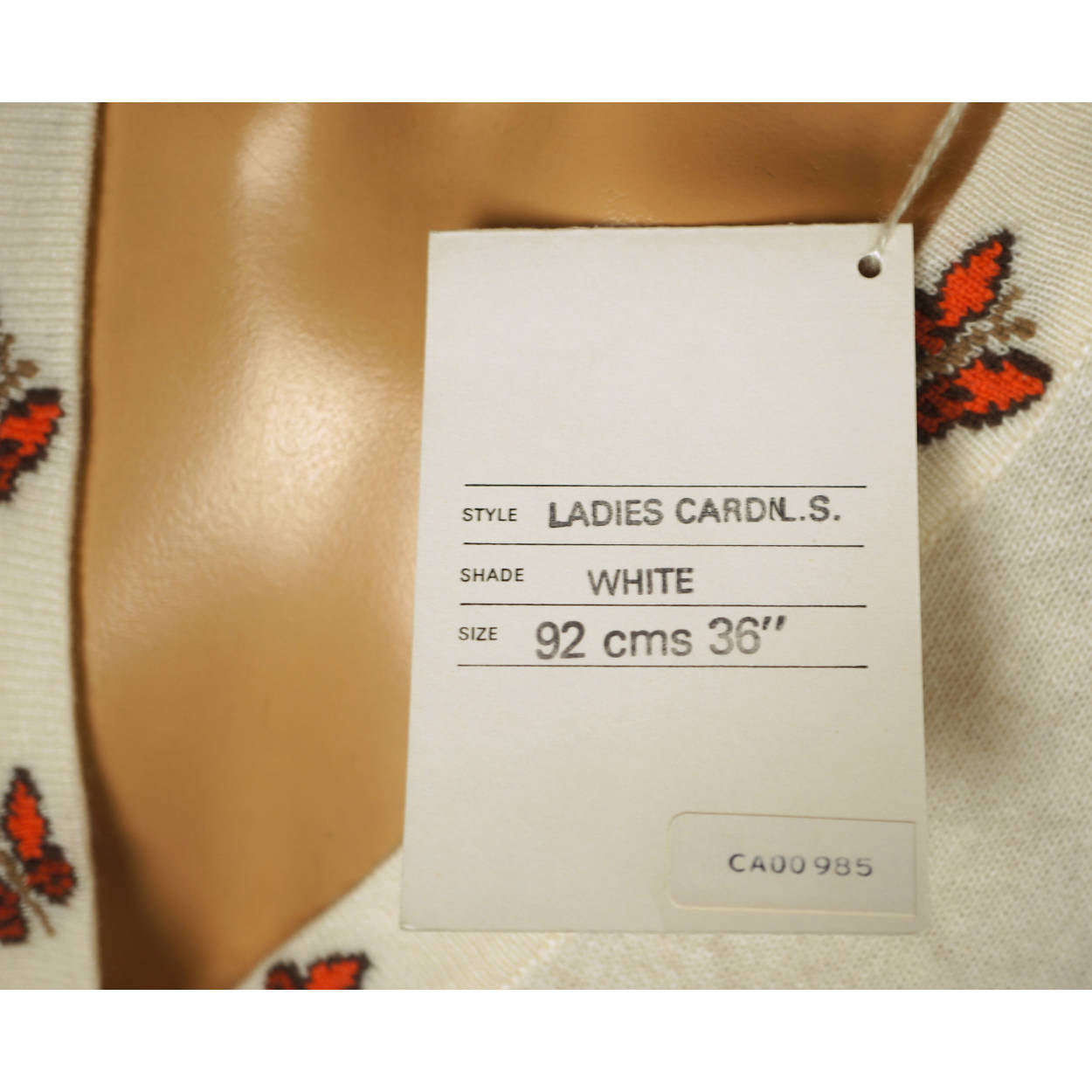 Vintage 1970s Unused Scottish Cashmere Sweater Vest Sleeveless Cardigan NWT M 36 - Poppy's Vintage Clothing