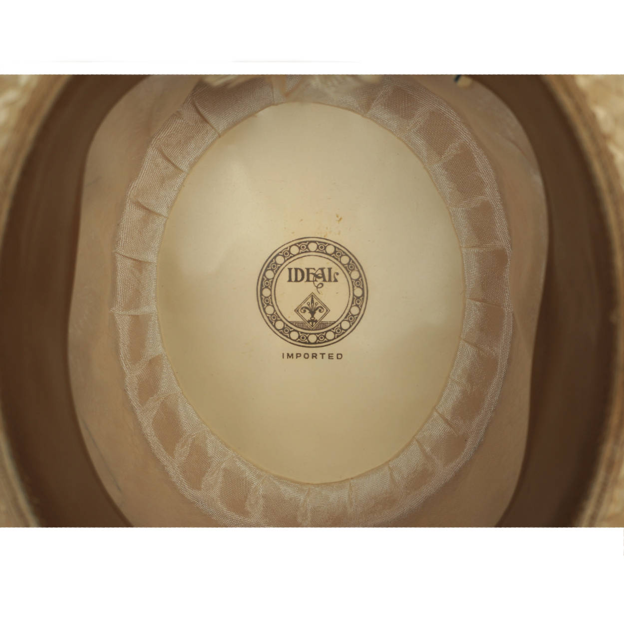 Vintage 1920s 30s Straw Boater Hat Mens Size Small - Poppy's Vintage Clothing