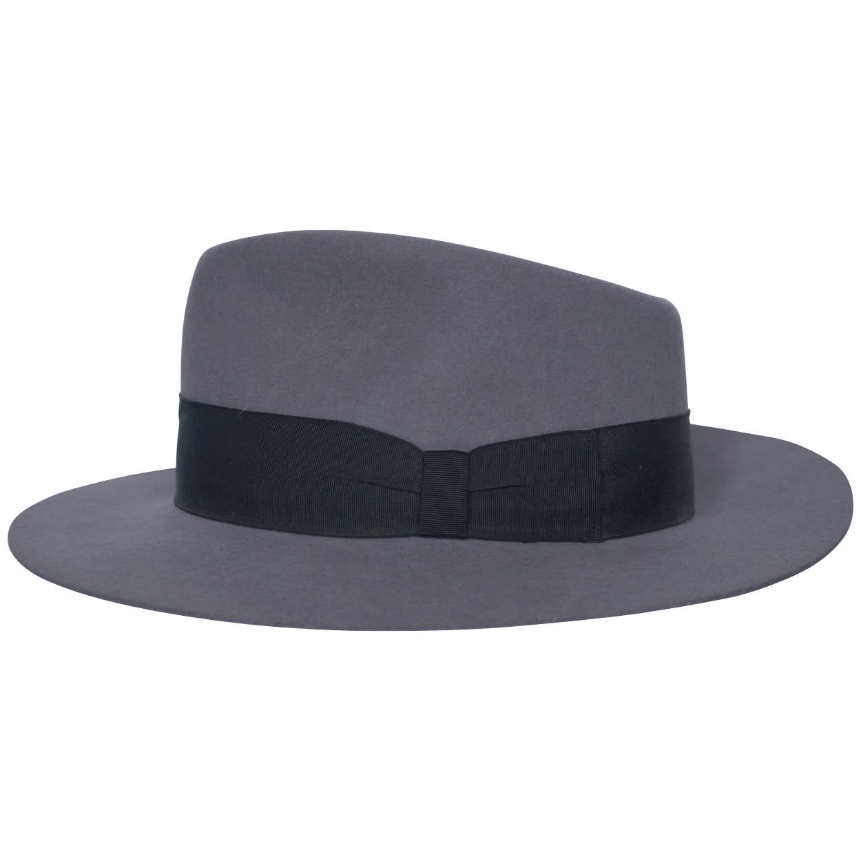 Vintage Indiana Jones Official Lucasfilm Fedora Hat by Stetson Grey Extra Large - Poppy's Vintage Clothing