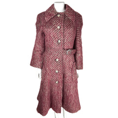 1960s Vintage Mohair Coat Irving Samuel Ladies Size S M