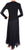 1990s Dress by Jean Paul Gaultier in Black Silk Chiffon & Knit - Poppy's Vintage Clothing