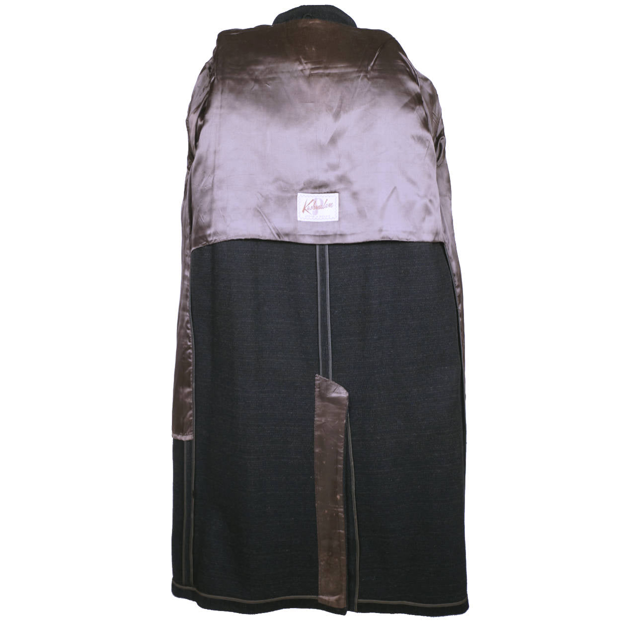 Vintage 1950s Coat Overcoat Topcoat Kashmalam Loomed in England Mens Size L - Poppy's Vintage Clothing