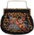 Vintage 1940s Needlepoint Tapestry Purse Large Handbag - Poppy's Vintage Clothing
