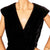 Vintage 1970s Lillie Rubin Black Velvet Evening Gown Dress Collection 700 Size M - Poppy's Vintage Clothing