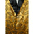 Vintage 60s Smoking Jacket Men XL Gold & Black Lounging Robe - Poppy's Vintage Clothing