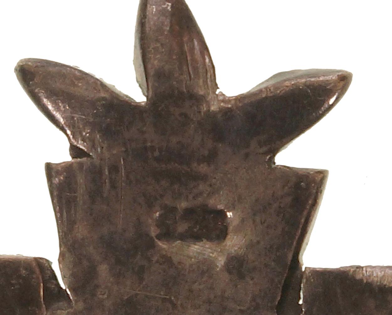 Vintage Art Deco Marcasite and Onyx Brooch Pin - Poppy's Vintage Clothing