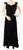 Vintage Molyneux Black Velvet Evening Gown 1930s Designer Dress - Poppy's Vintage Clothing